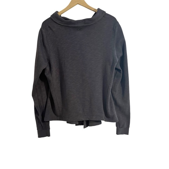 Columbia Sportswear Downtime Wrap Front Jacket Top Blue Gray Color Size XL - Picture 2 of 14